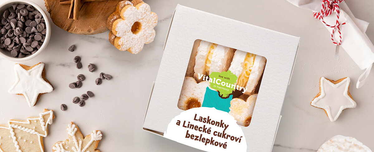 Laskonky a linecké cukroví bezlepkové 160g